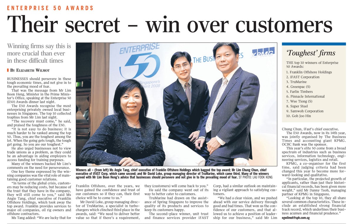 Their secret - win over customers